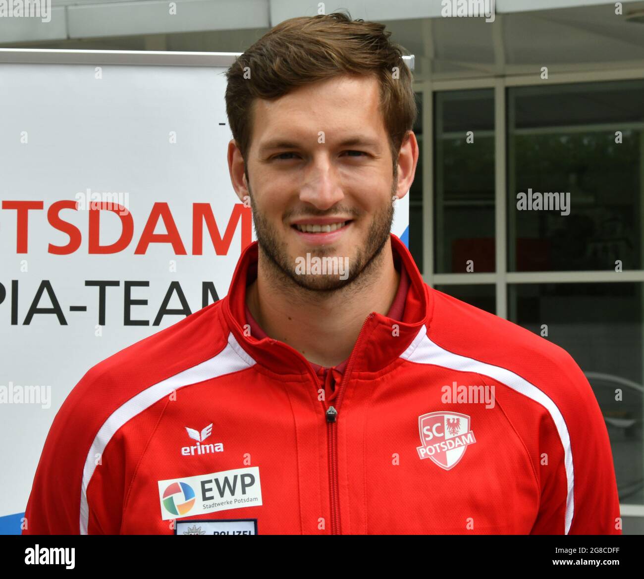 19 July 2021, Brandenburg, Potsdam Bernhard Seifert (javelin throw