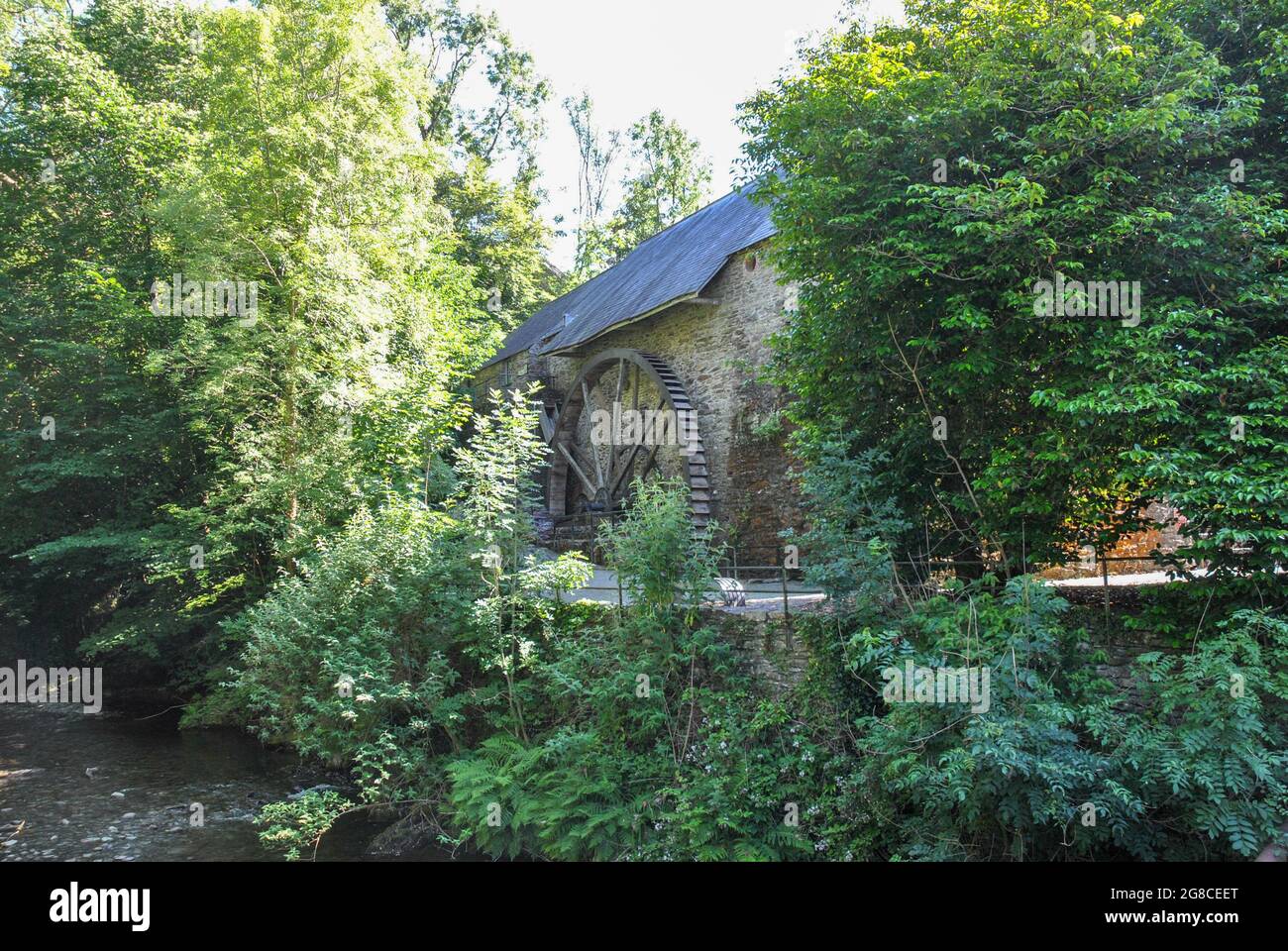 Dyfi Furnace is a restored mid 18th century charcoal fired blast