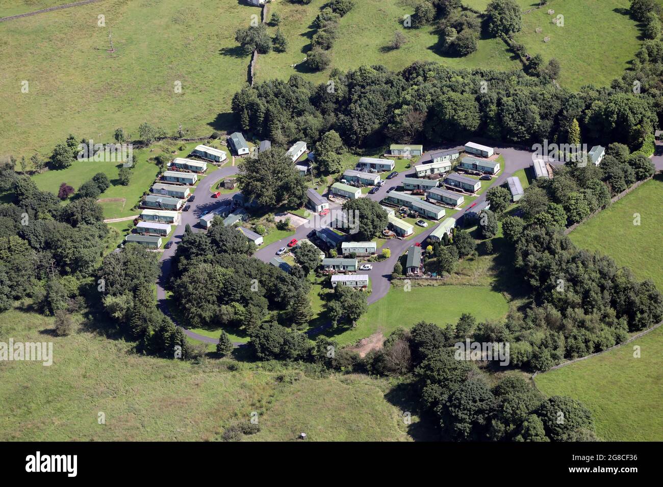 Caravan park aerial hires stock photography and images Alamy