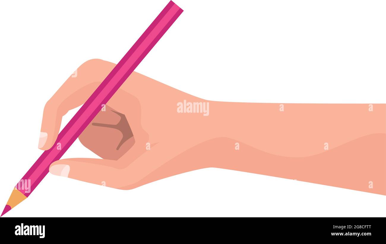 hand writing with pencil Stock Vector Image & Art - Alamy