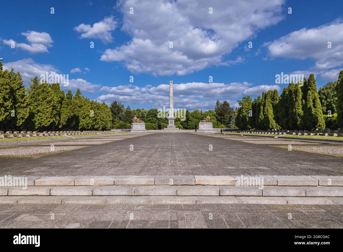 Soviet military cemetery hi-res stock photography and images - Alamy