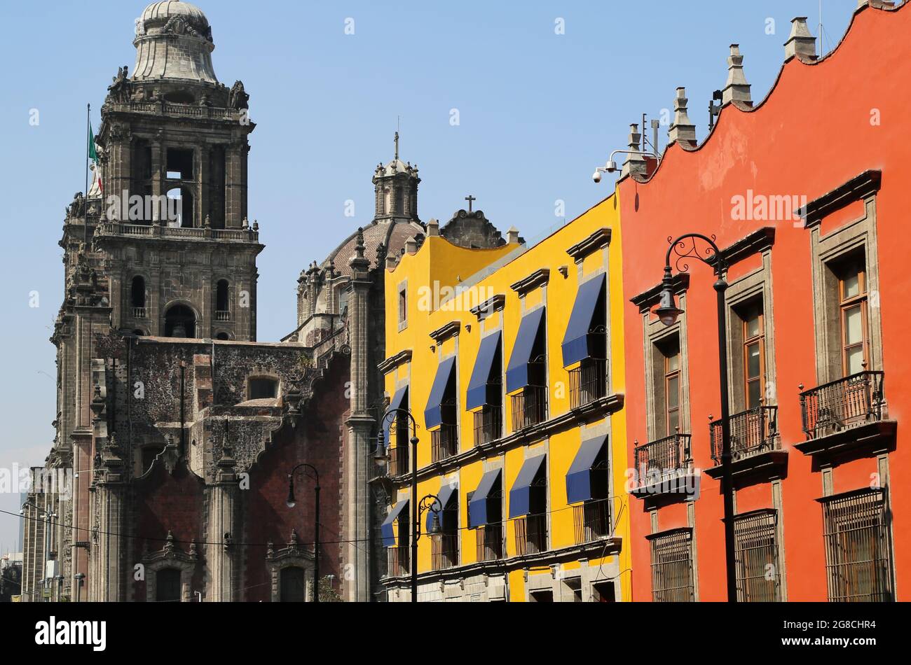 Mexico city zocalo vintage hi-res stock photography and images - Alamy
