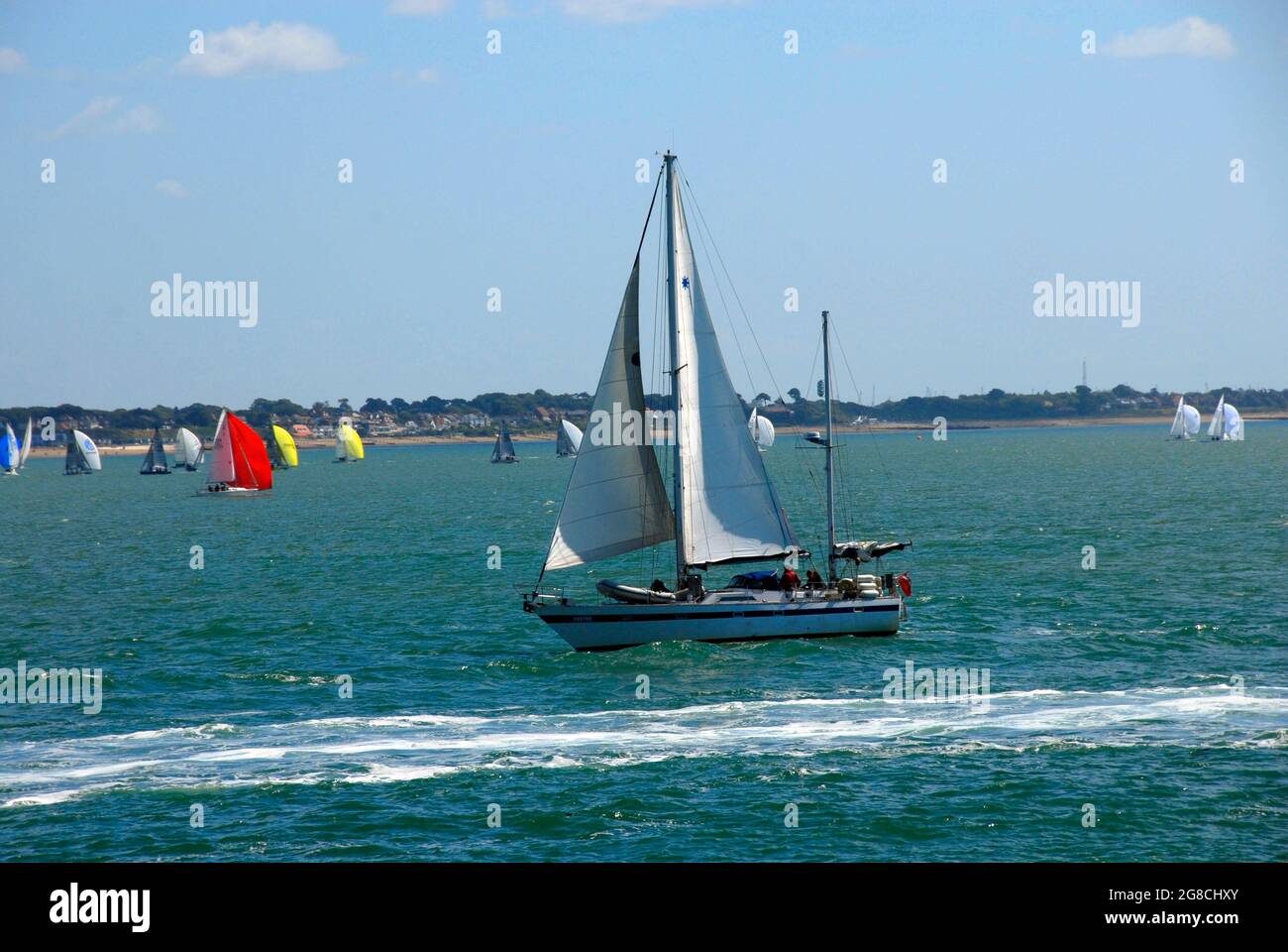 Cowes week Stock Photo