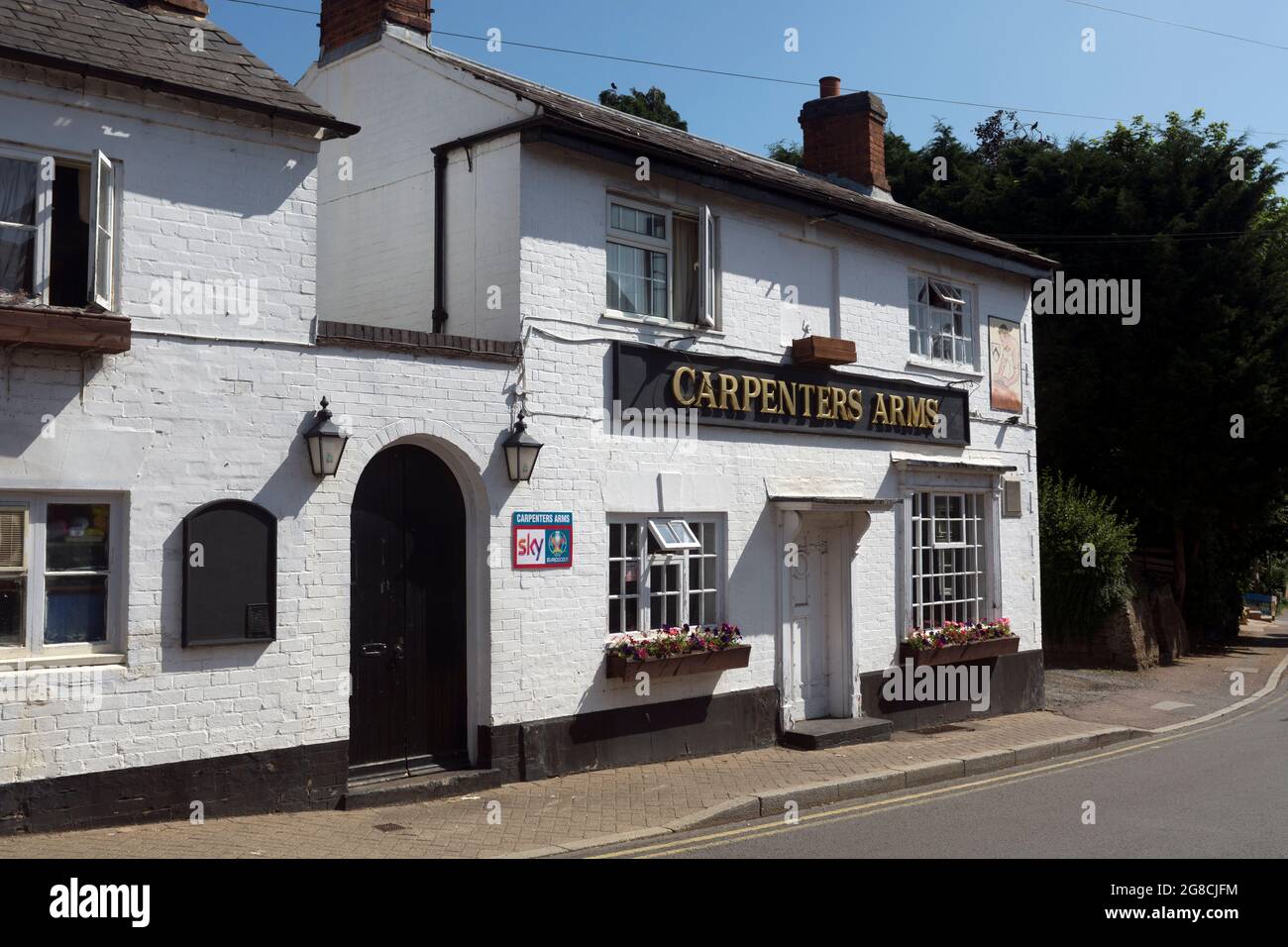 The Carpenters Arms pub, Warwickshire, England, UK Stock Photo