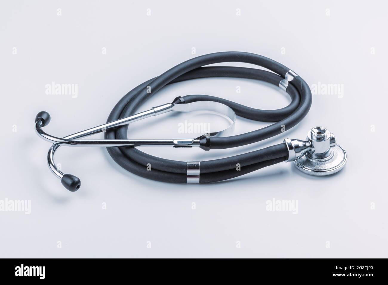 stethoscope on white background close up Stock Photo - Alamy