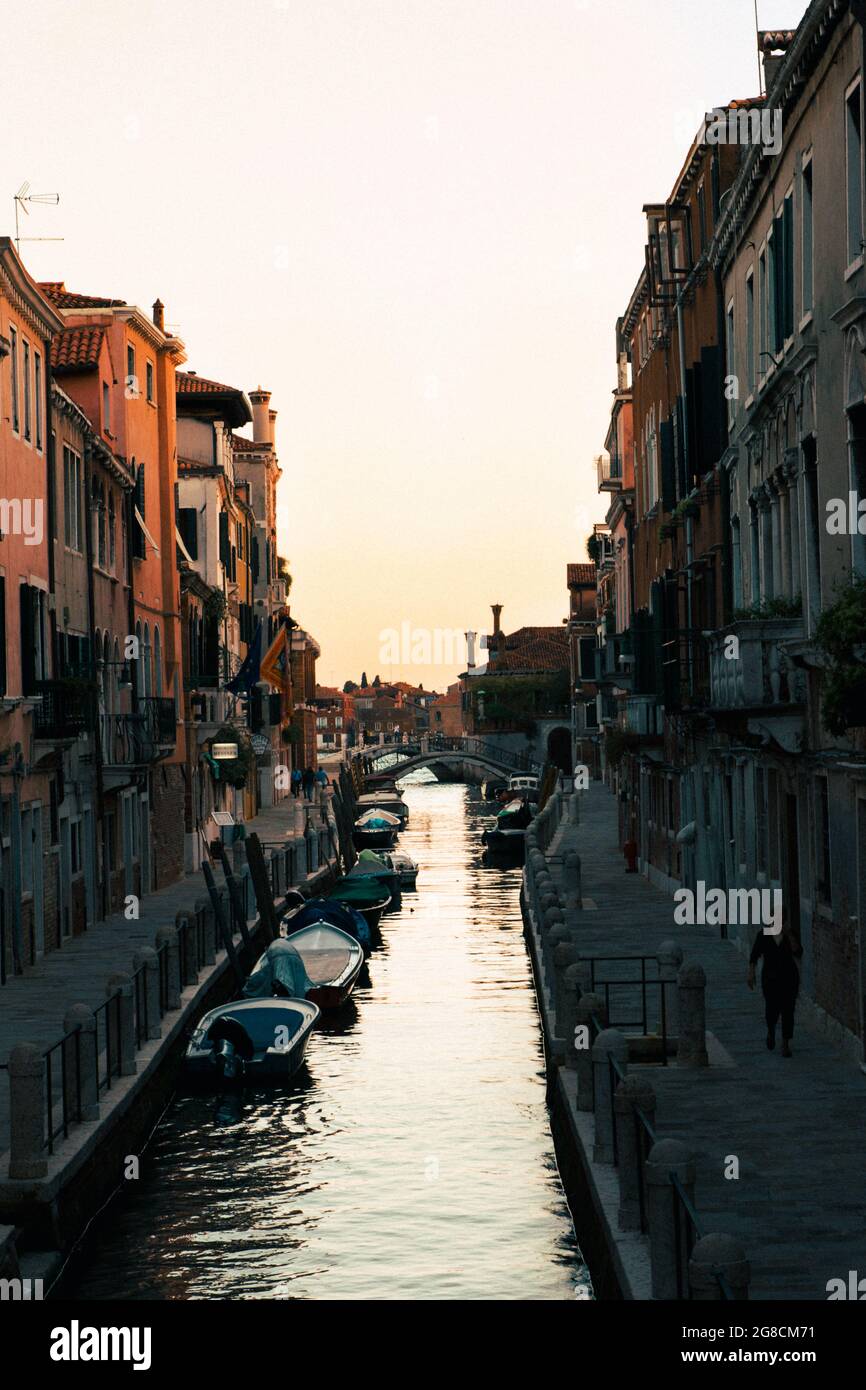 typical venice canals Stock Photo