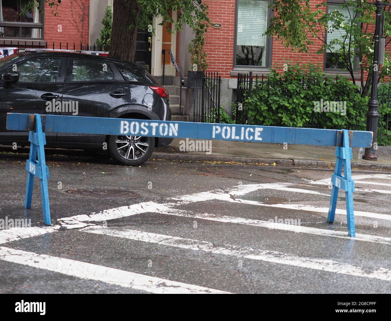 Boston police car hi-res stock photography and images - Alamy