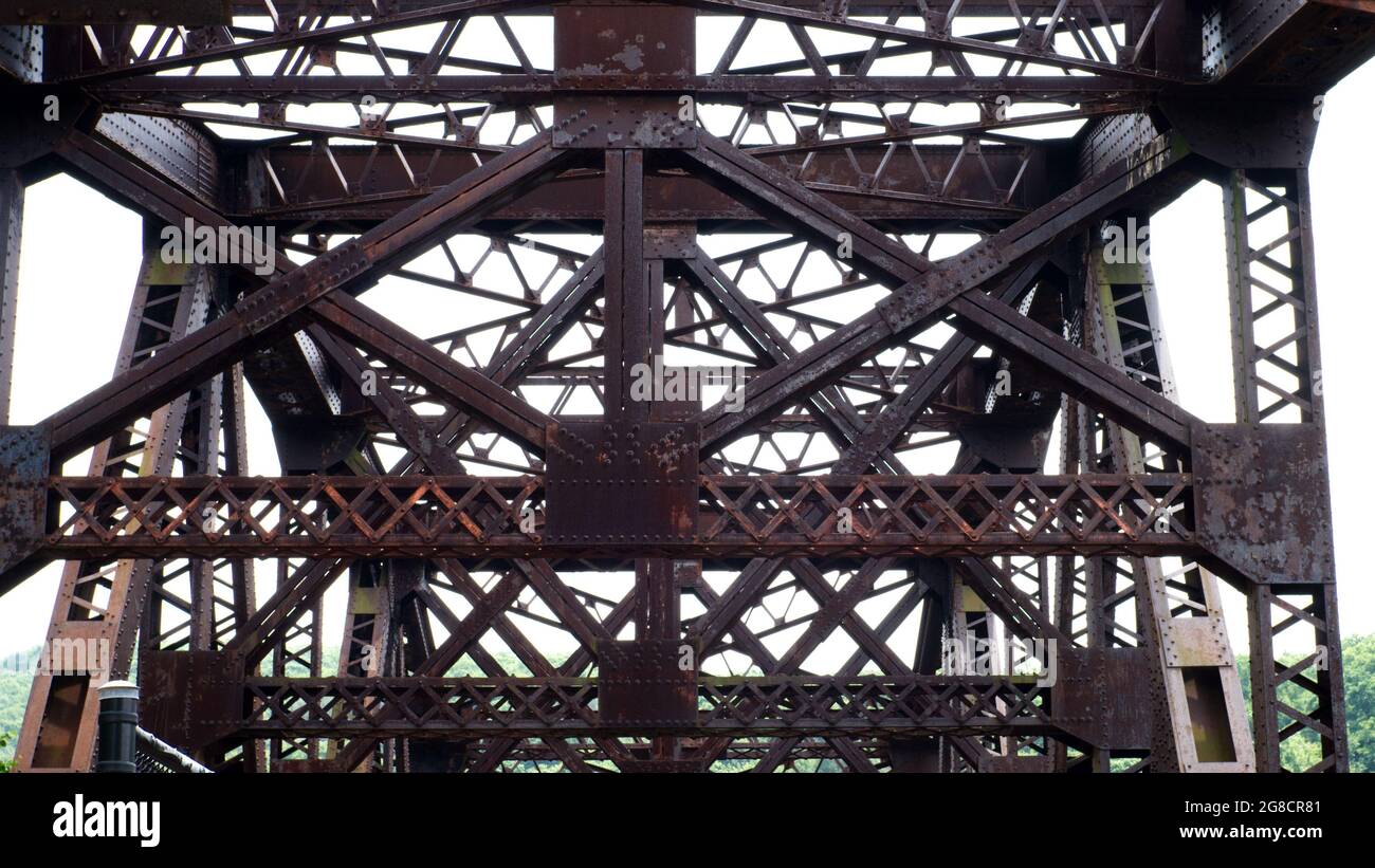 Black Iron Railroad Bridge High Resolution Stock Photography and Images ...