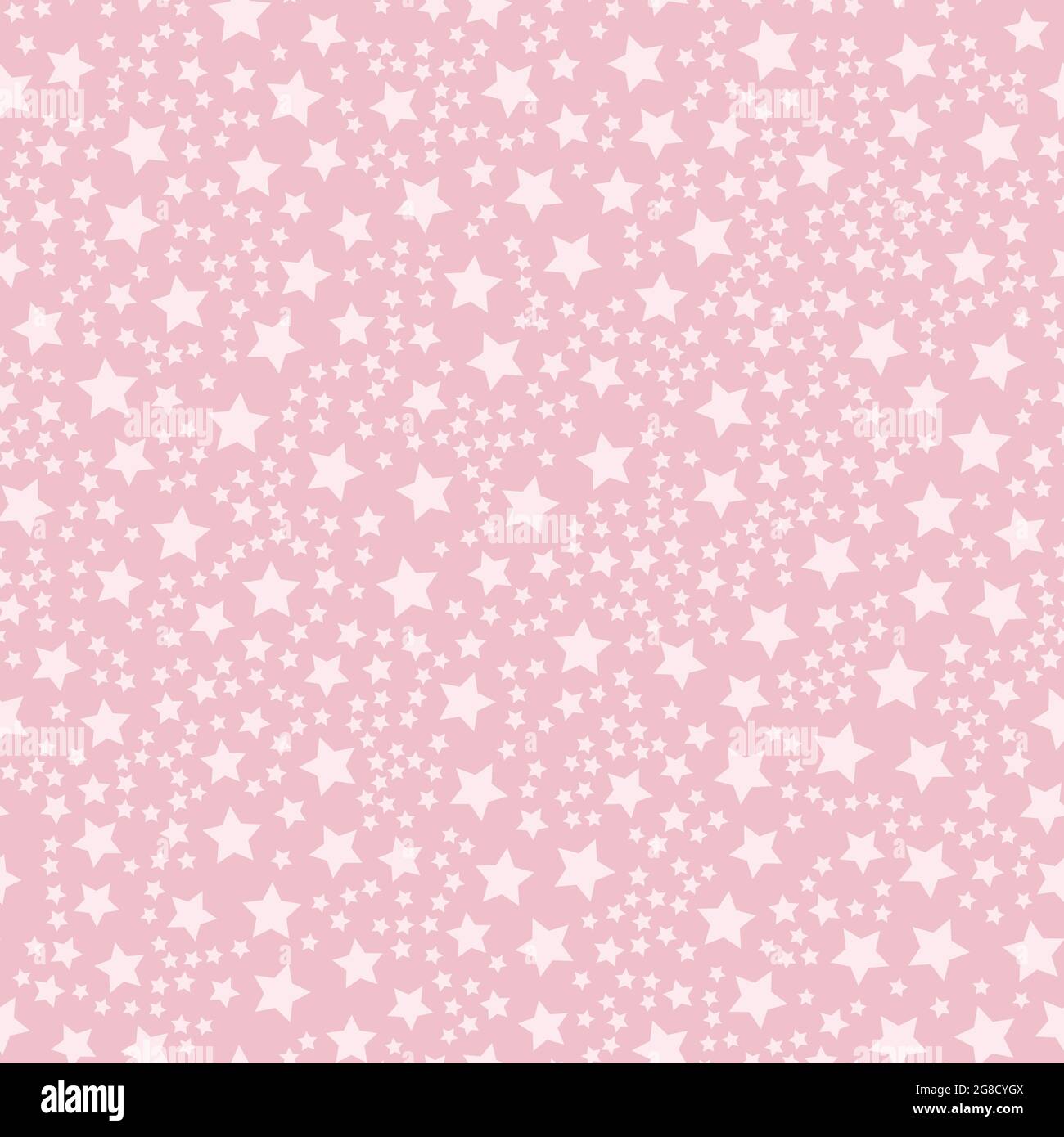 Starry seamless pattern Vector illustration in flat design Stock Vector ...