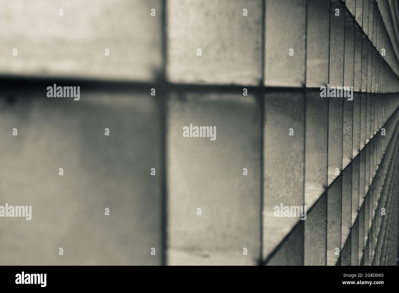 Grey metal grid Stock Photo