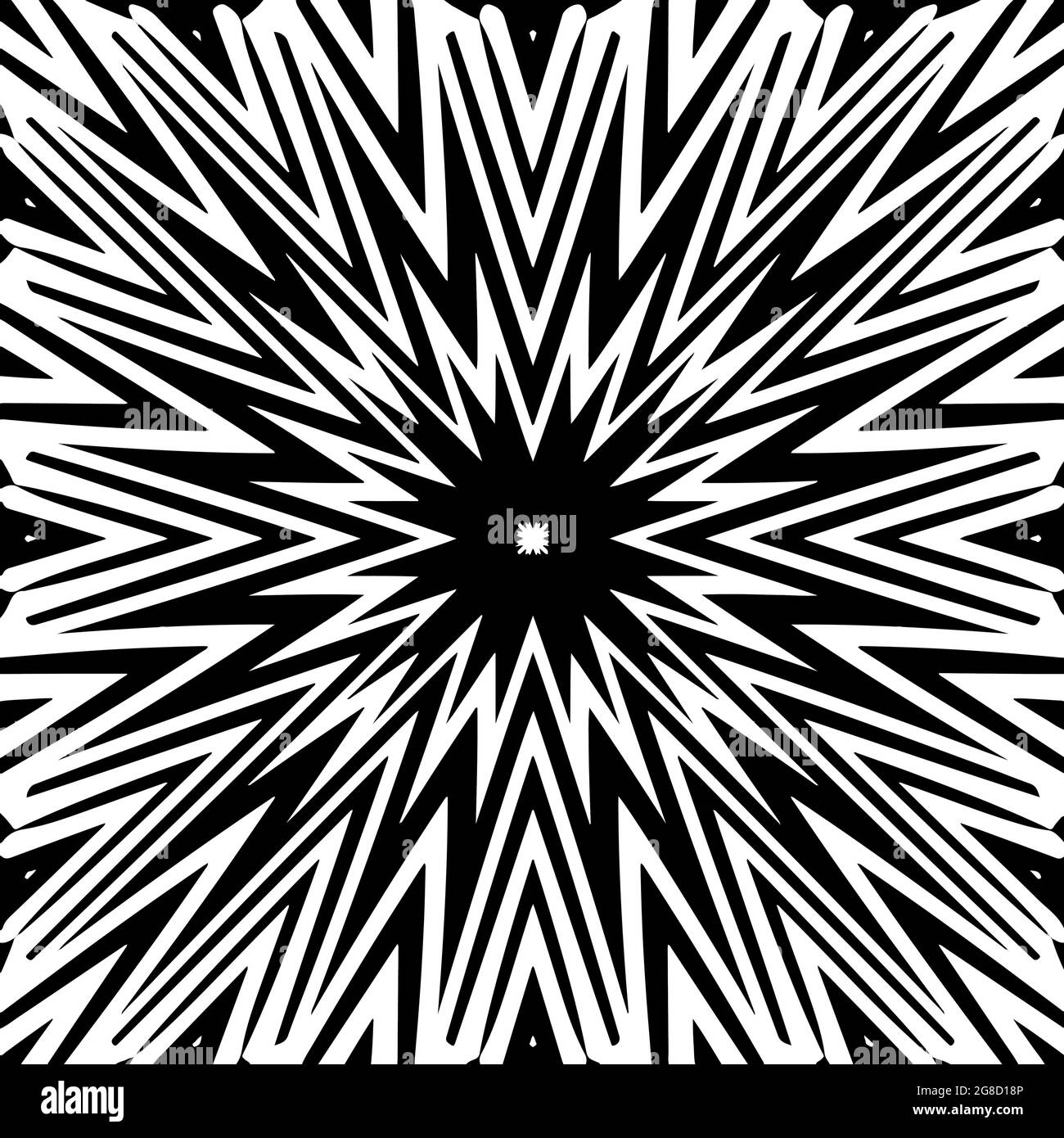 Vector geometric pattern. Black and white pattern Stock Vector Image ...