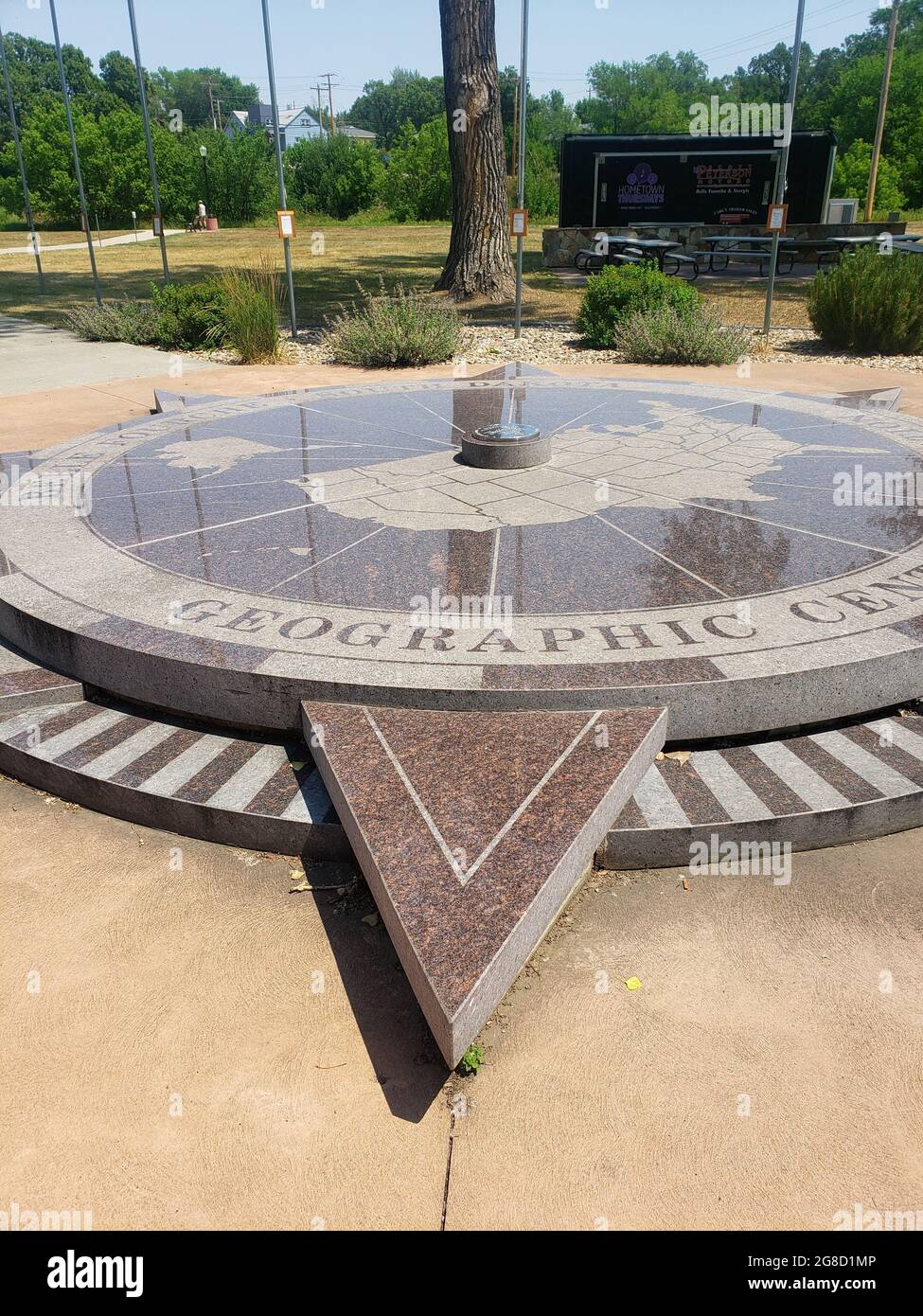 Geographical Center of the US Monument, Belle Fourche, South Dakota ...