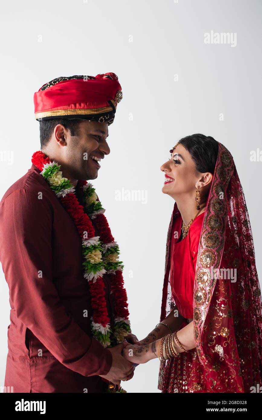 Young Indian Couple Hold Hands High Resolution Stock Photography And Images Alamy