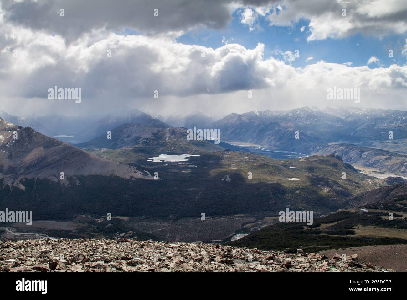 Mountains in National Park Los Glaciares, Argentina Stock Photo