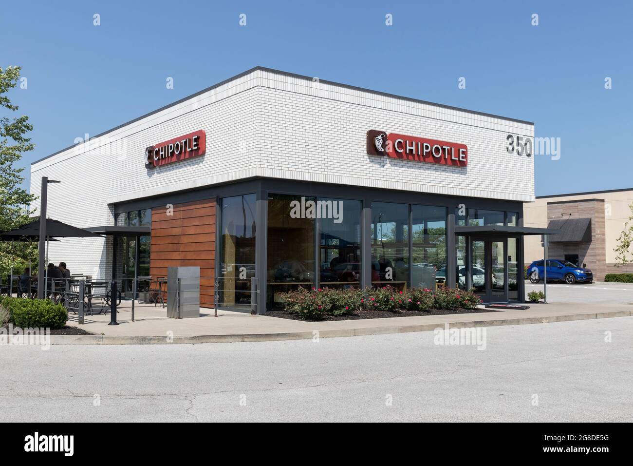 Plainfield Circa July 2021 Chipotle Mexican Grill Restaurant