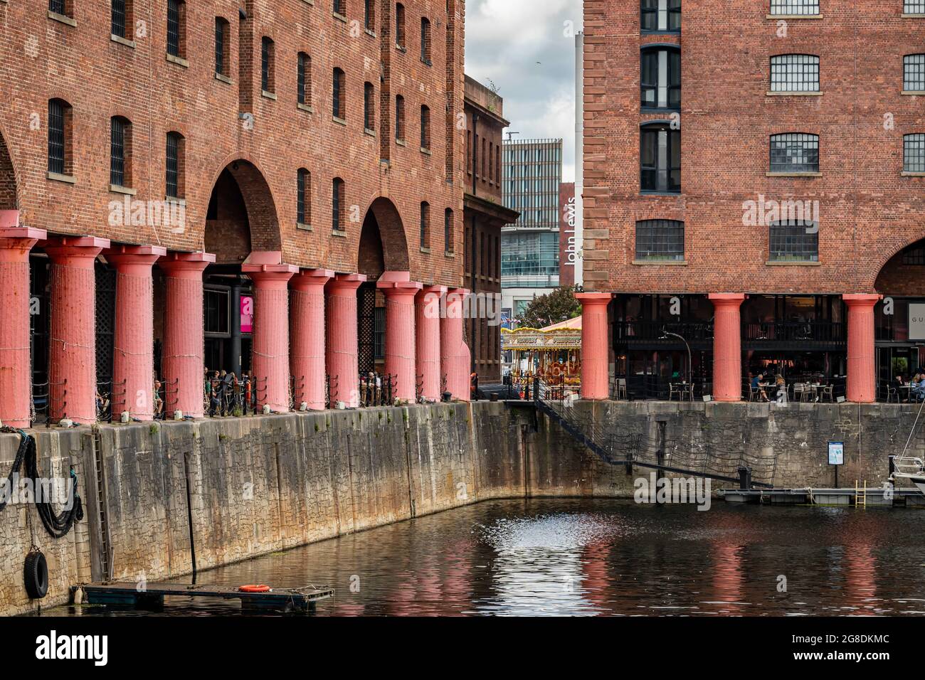 Liverpool heritage sites. Albert Dock. Stock Photo