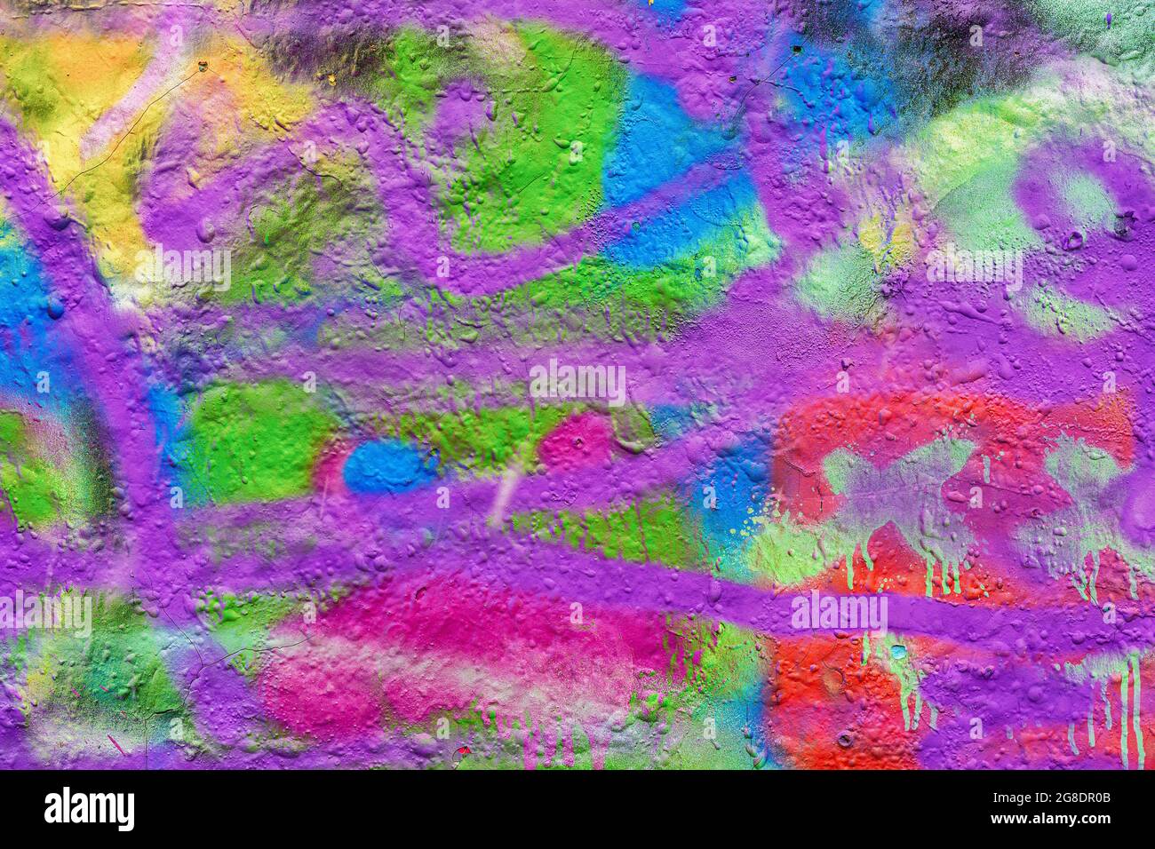 Colorful painted blots. Abstract background. Vivid texture. Acrylic ...