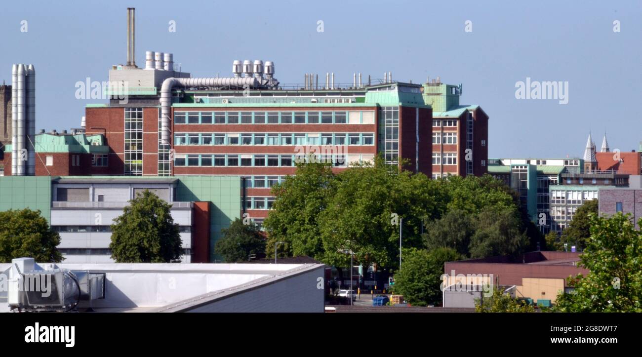 High level view of the Chemistry Building at the University of