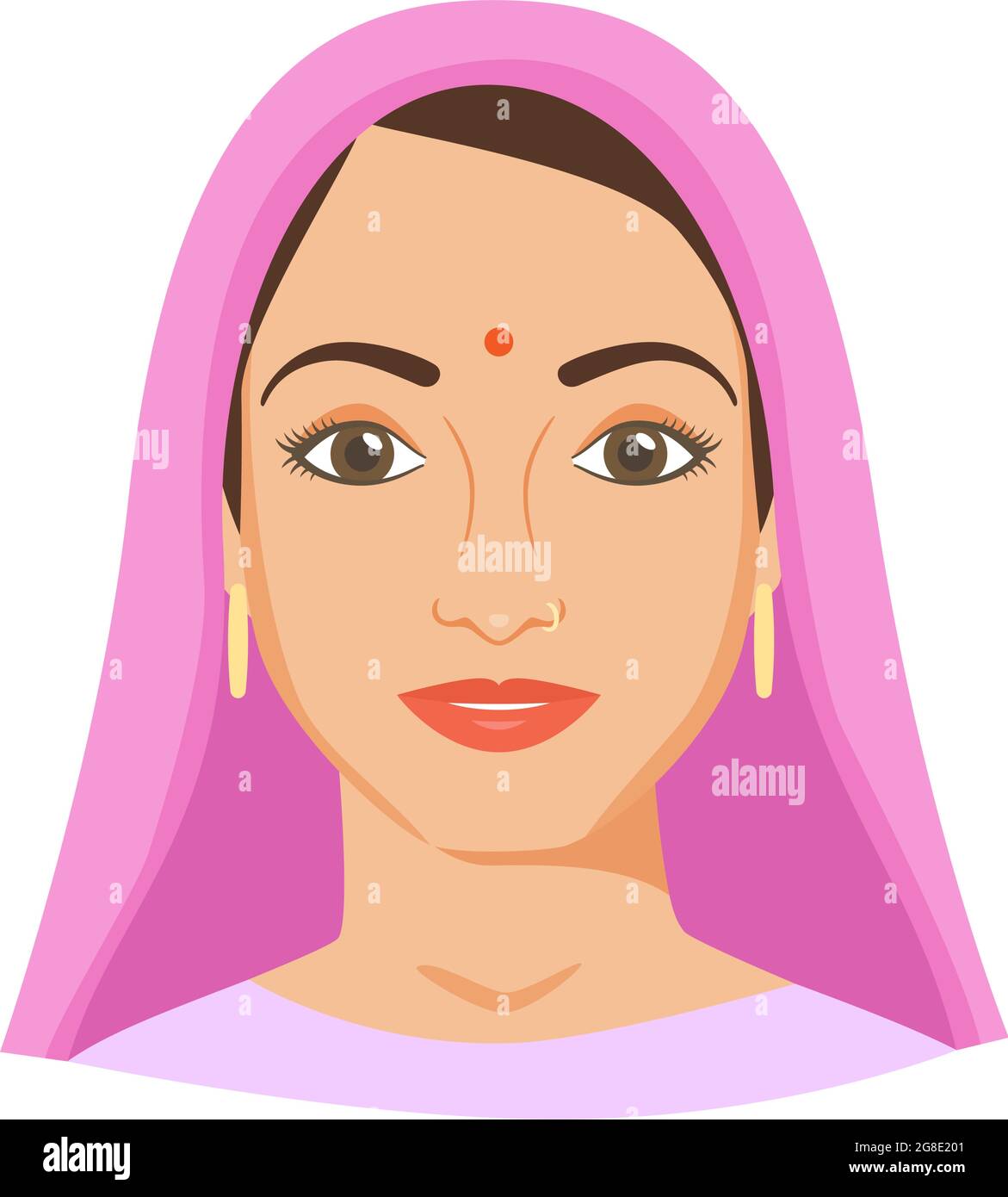 Indian woman crying, female victim of domestic abuse and aggression, speaking about suffering from gender-based physical and mental violence is Stock Vector