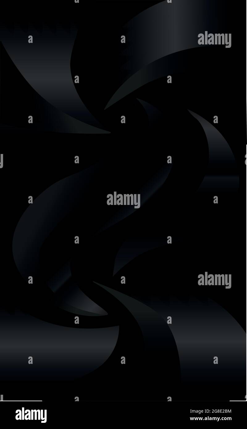 Abstract black background with gradient patterns - Vector illustration ...