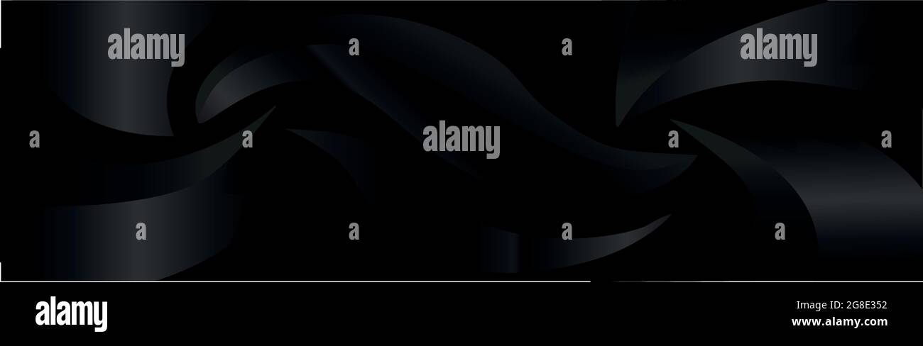 Abstract black background with gradient patterns - Vector illustration ...