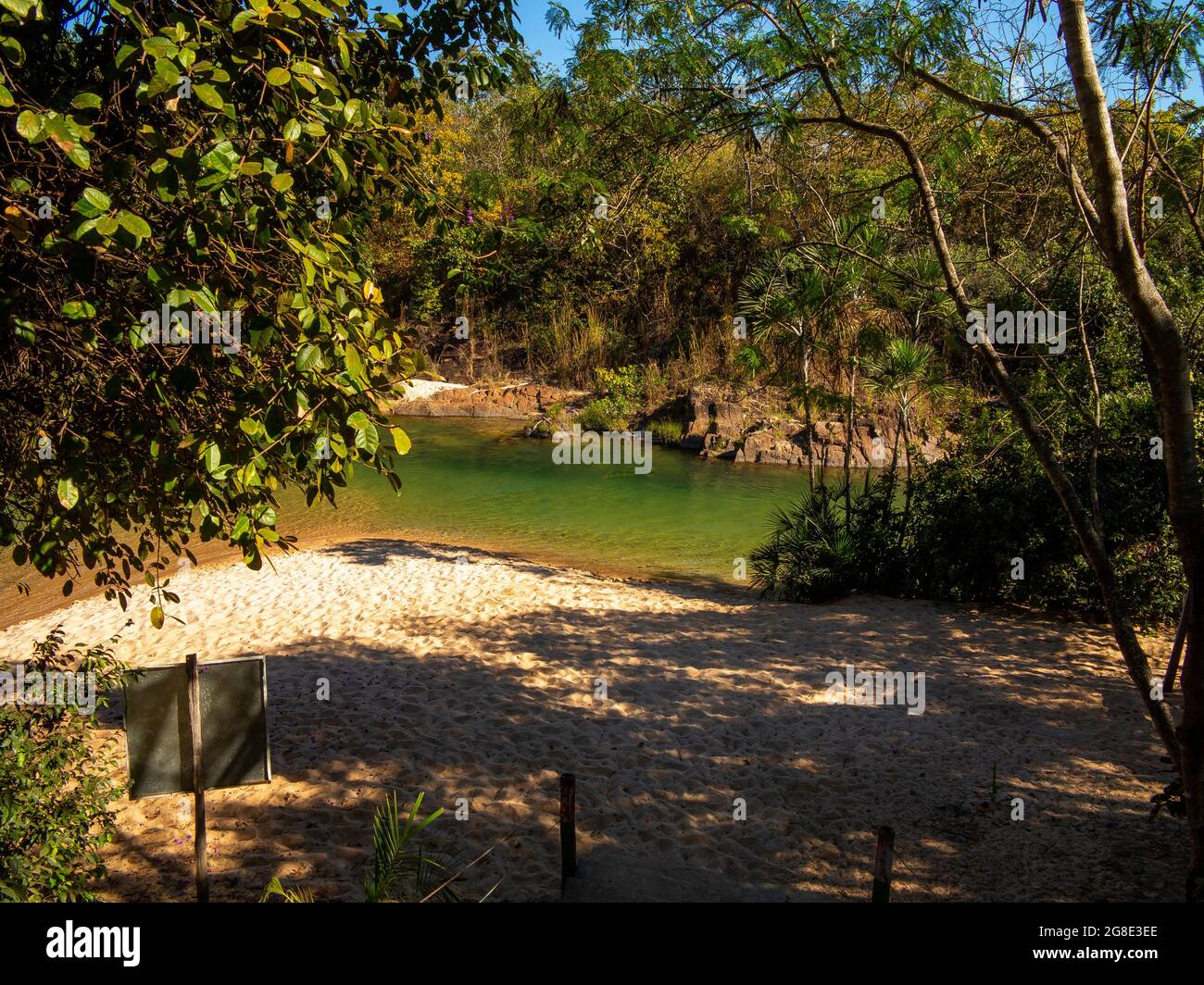 The Beautiful Palma River At Balne Rio Douradas Serras Gerais Tocantins Brazil Stock Photo