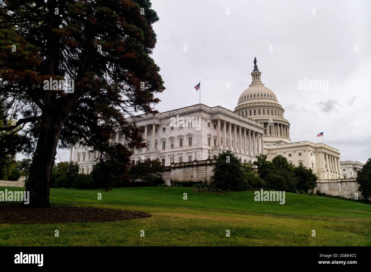 North America - United States, capital city Washington - District of Columbia: A view of Capitol Hill. Stock Photo