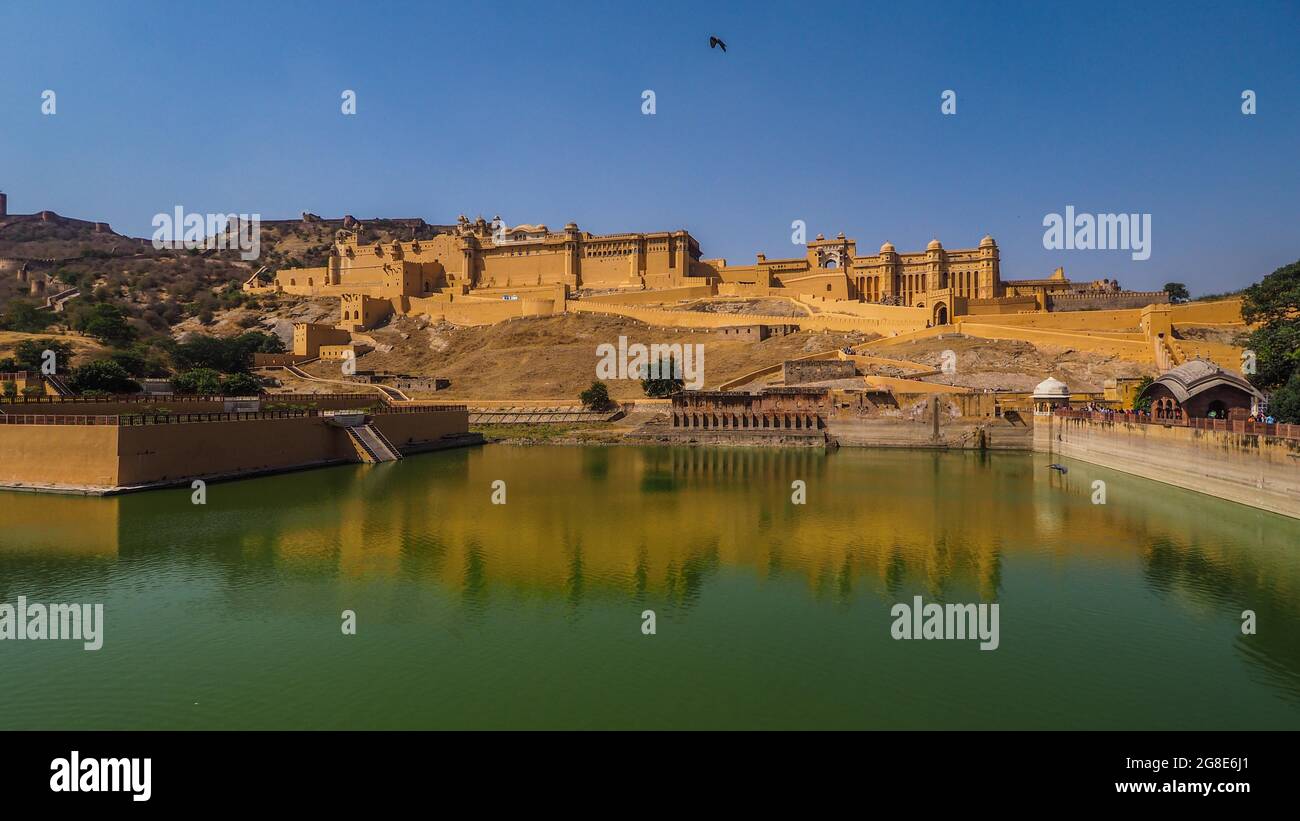 Amber fort castle jaipur india hi-res stock photography and images - Alamy