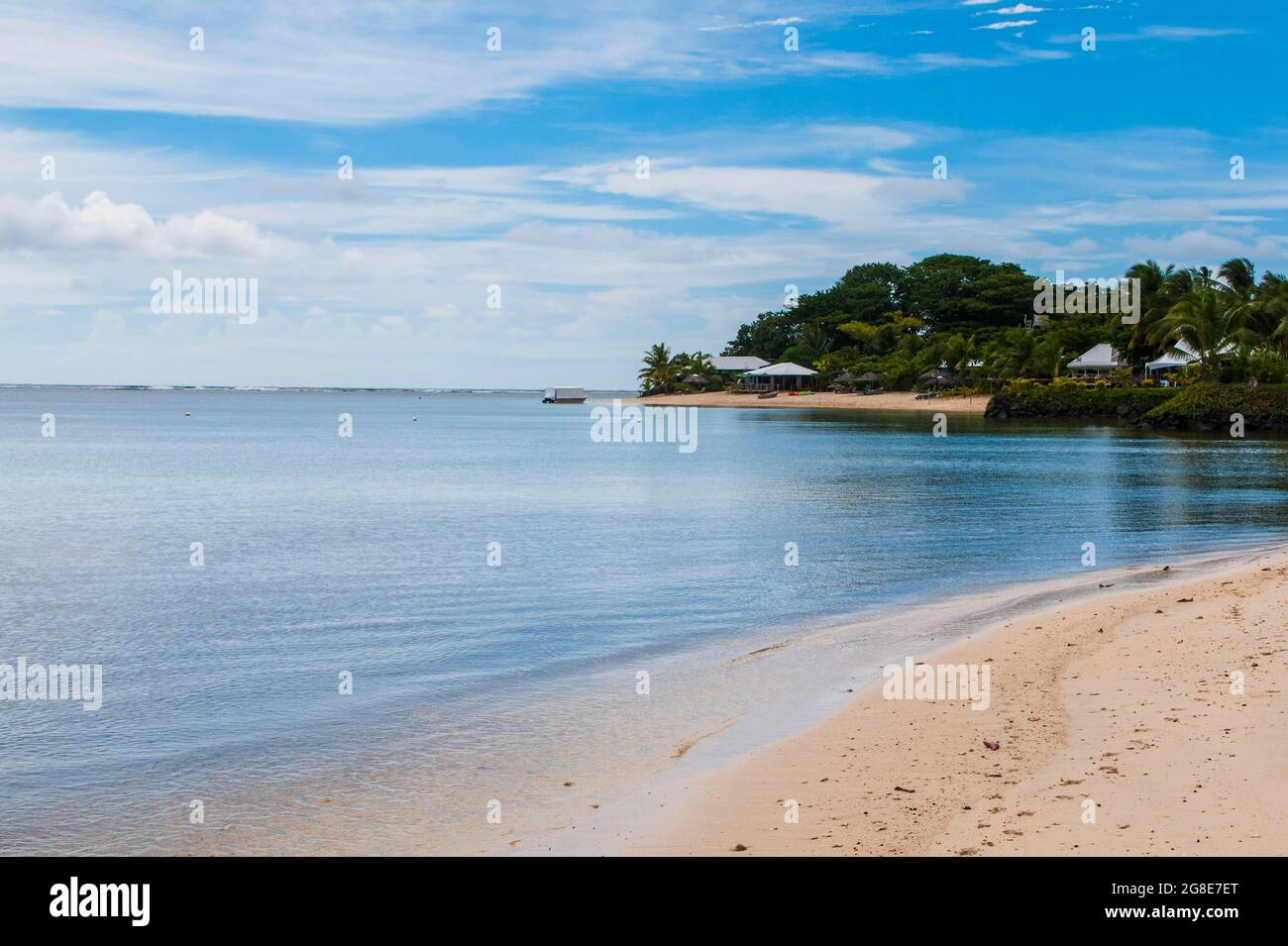 Lano beach in SavaiÂ´i, Samoa, South Pacific Stock Photo