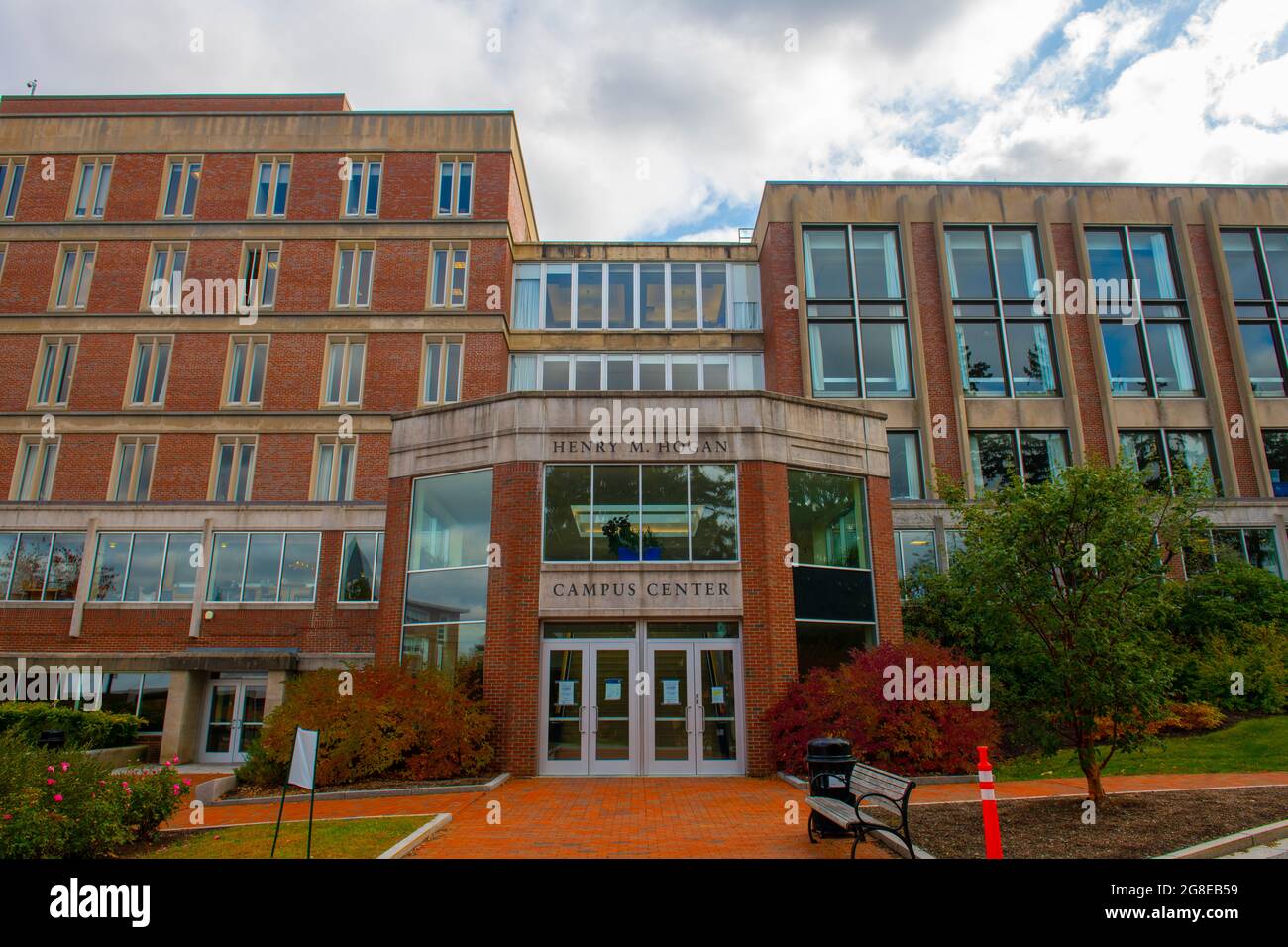 Henry M. Hogan Campus Center at College of the Holy Cross in Worcester, Massachusetts MA, USA. Stock Photo