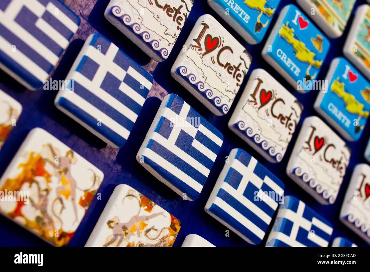 Greece Flag Fridge Magnet 