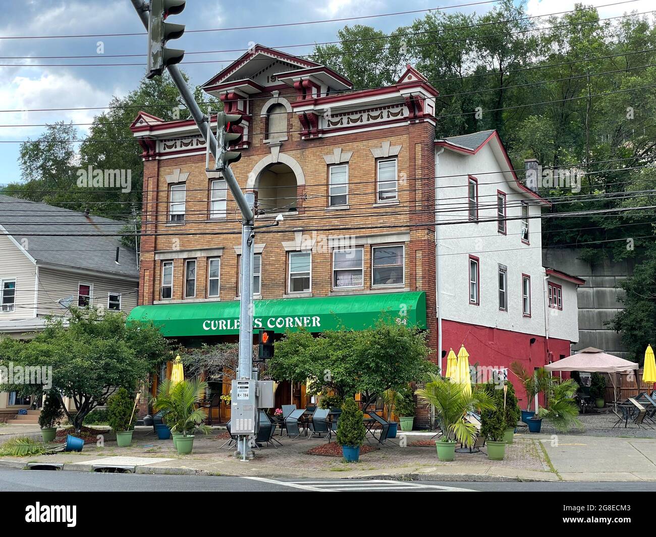 Suffern, NY - USA - July 17, 2021: Horizontal view of one of 