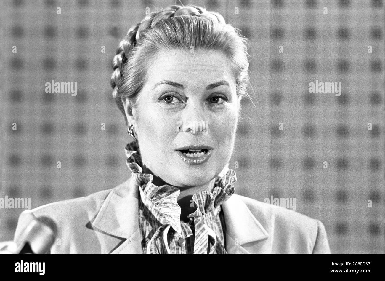 Princess Grace at ' A Tribute To Grace Kelly' - a ceremony in her honor staged at the Annenberg Center at the University of Pennsylvania.  Kelly, the daughter of a Philadelphia family, was killed 5 months later when she drover her car off a mountain road.April 1, 1982. © mpi09 / MediaPunch Stock Photo