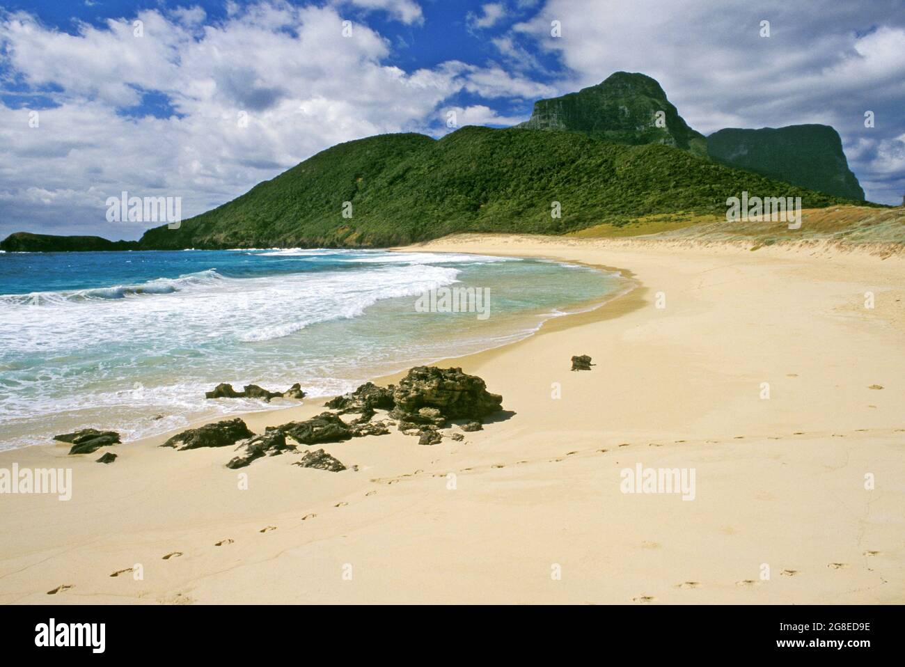 Blinky Beach on Lord Howe Island off the New South Wales coast, eastern