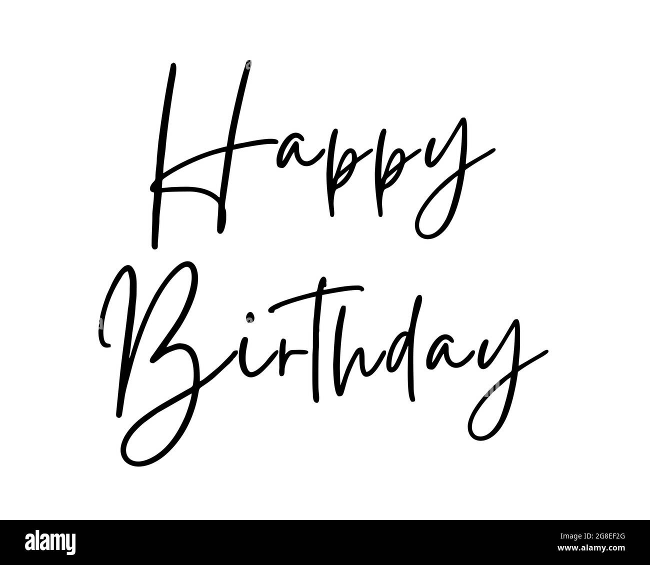 Happy birthday text art Stock Photo - Alamy