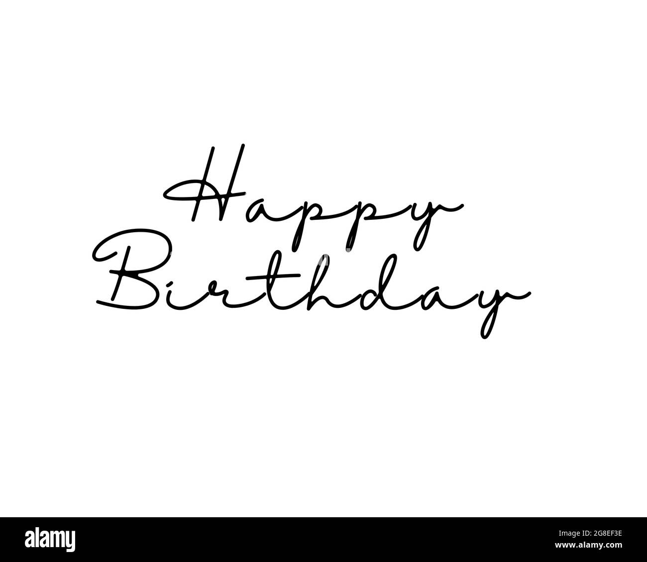 Happy birthday text art Stock Photo - Alamy