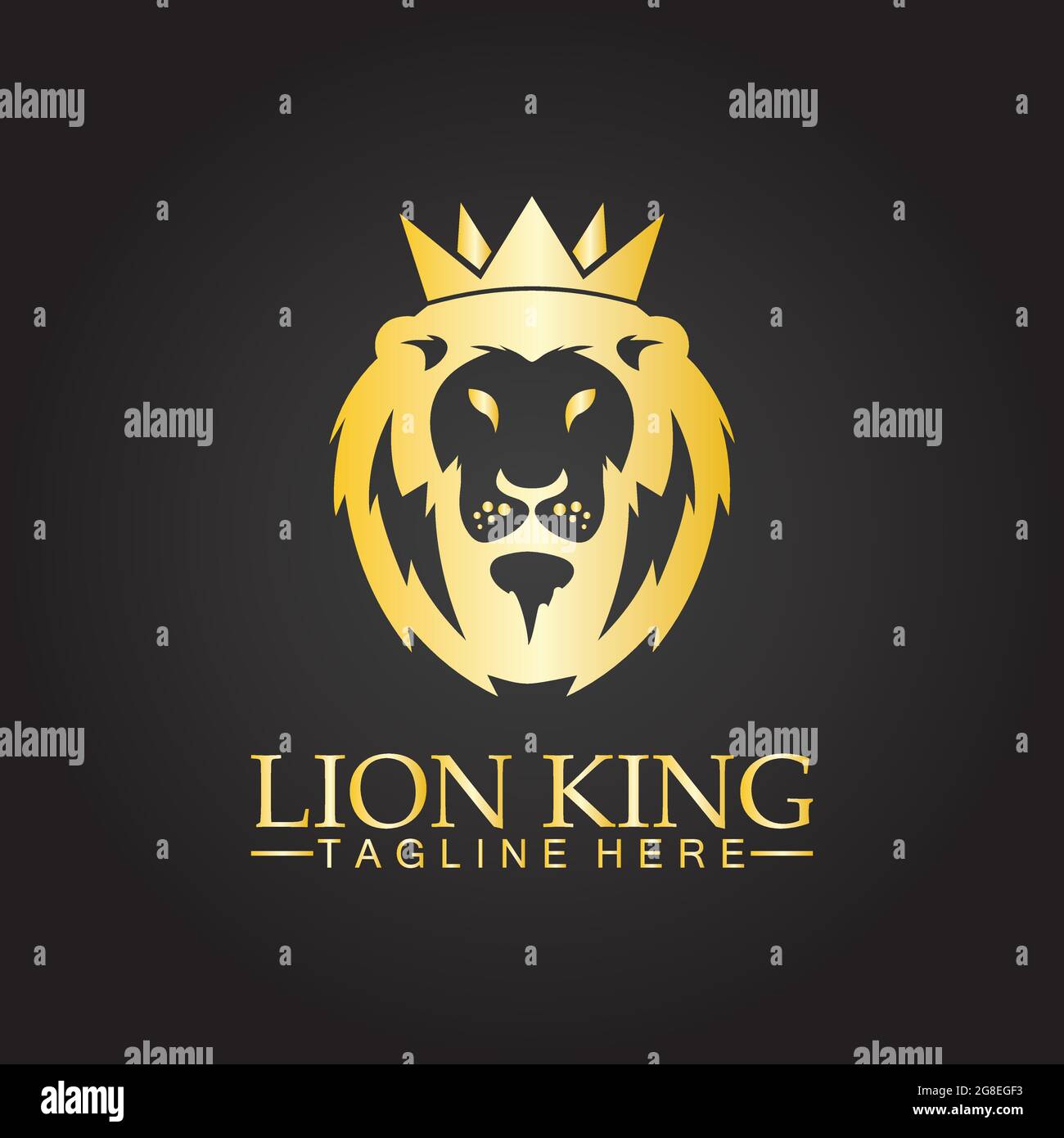 Lion King Logo Vector Illustration Design Gold Lion King Head Sign Concept Isolated Black Background Stock Vector Image Art Alamy Lion King Logo Vector Illustration Design Gold Lion King Head Sign Concept Isolated Black Background Stock Vector Image Art Alamy