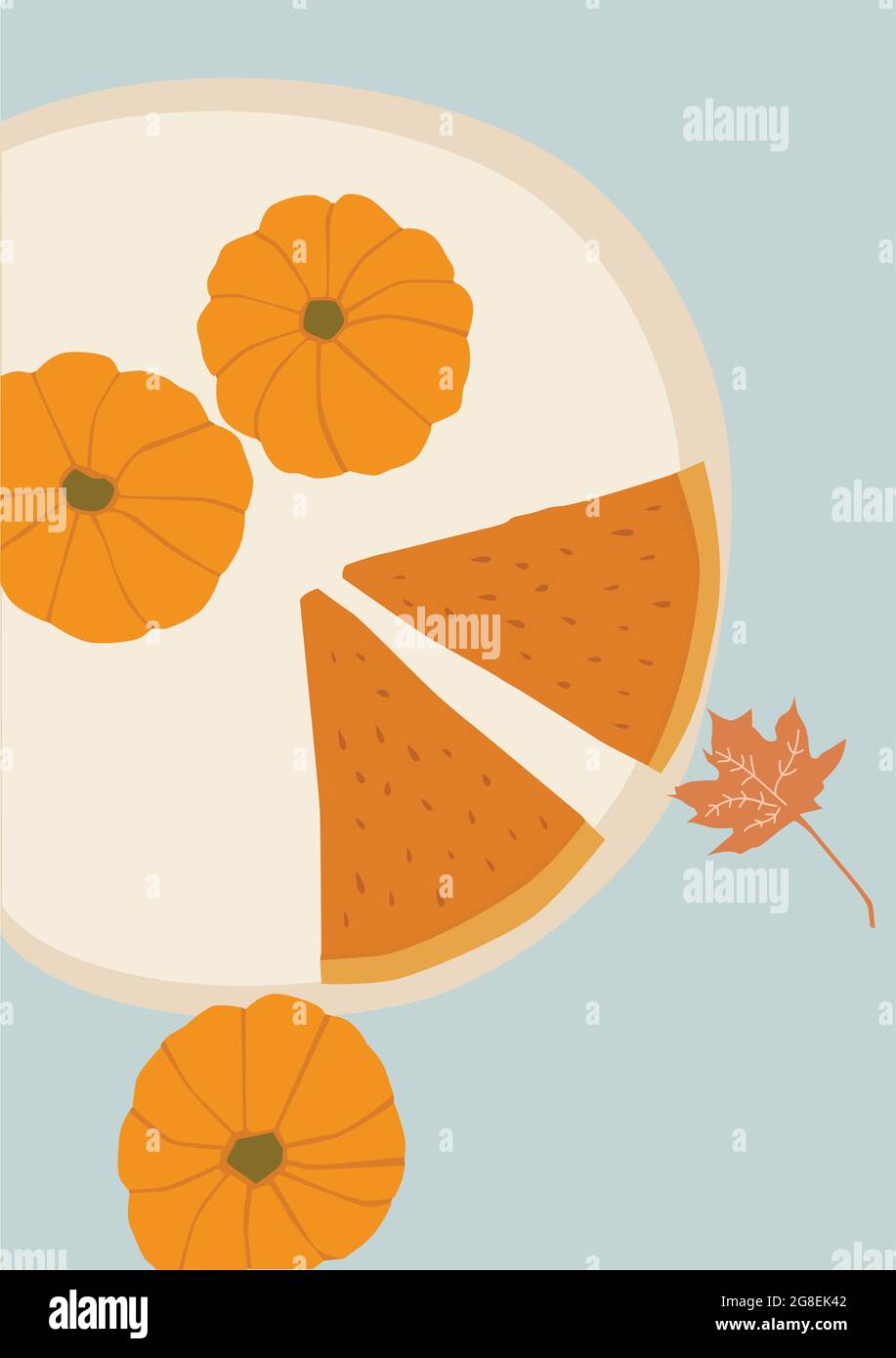 Autumn Abstract Illustration Stock Vector