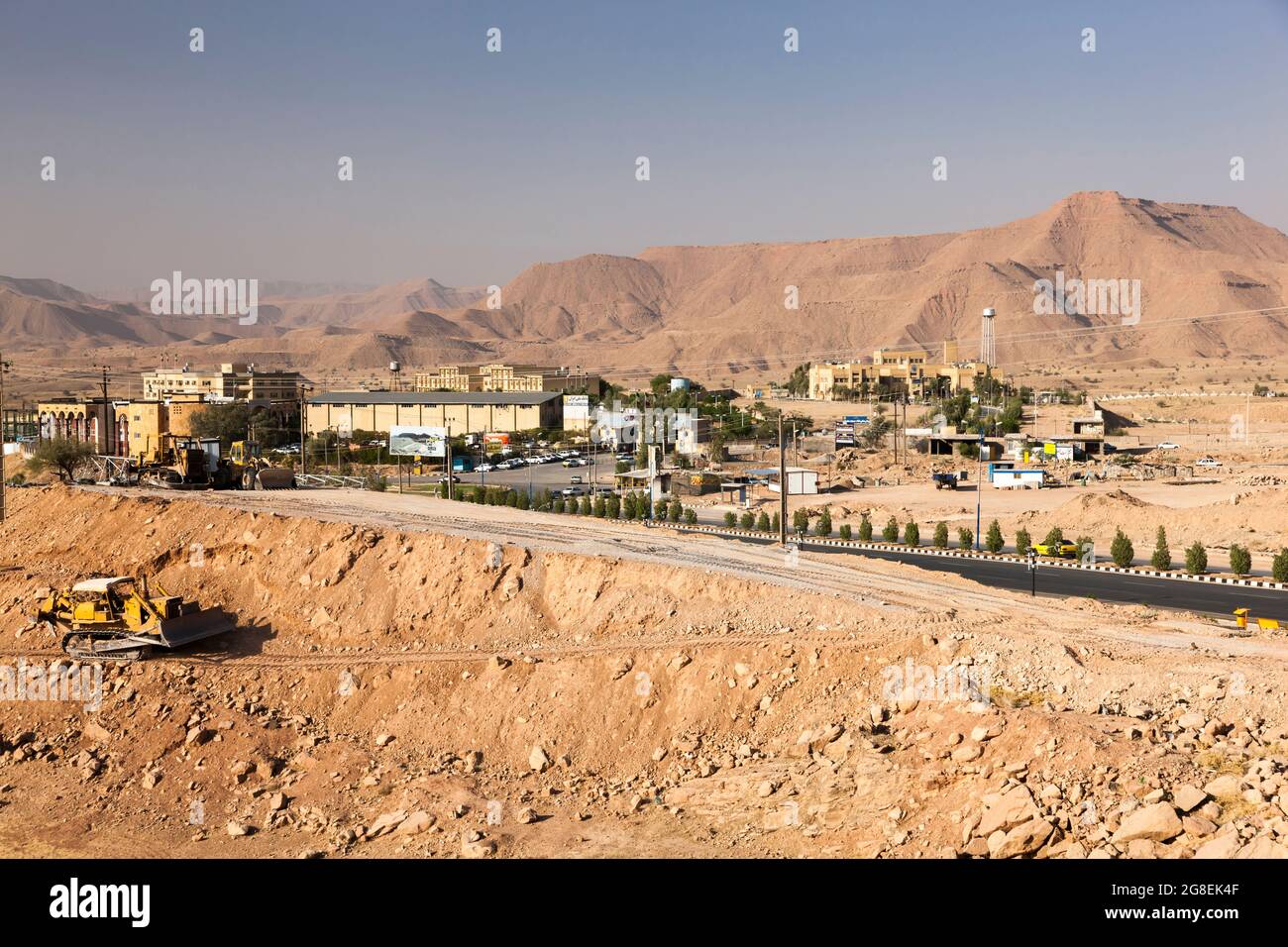 Townscape of Masjed Soleyman, near Zagros mountains, Khuzestan Province