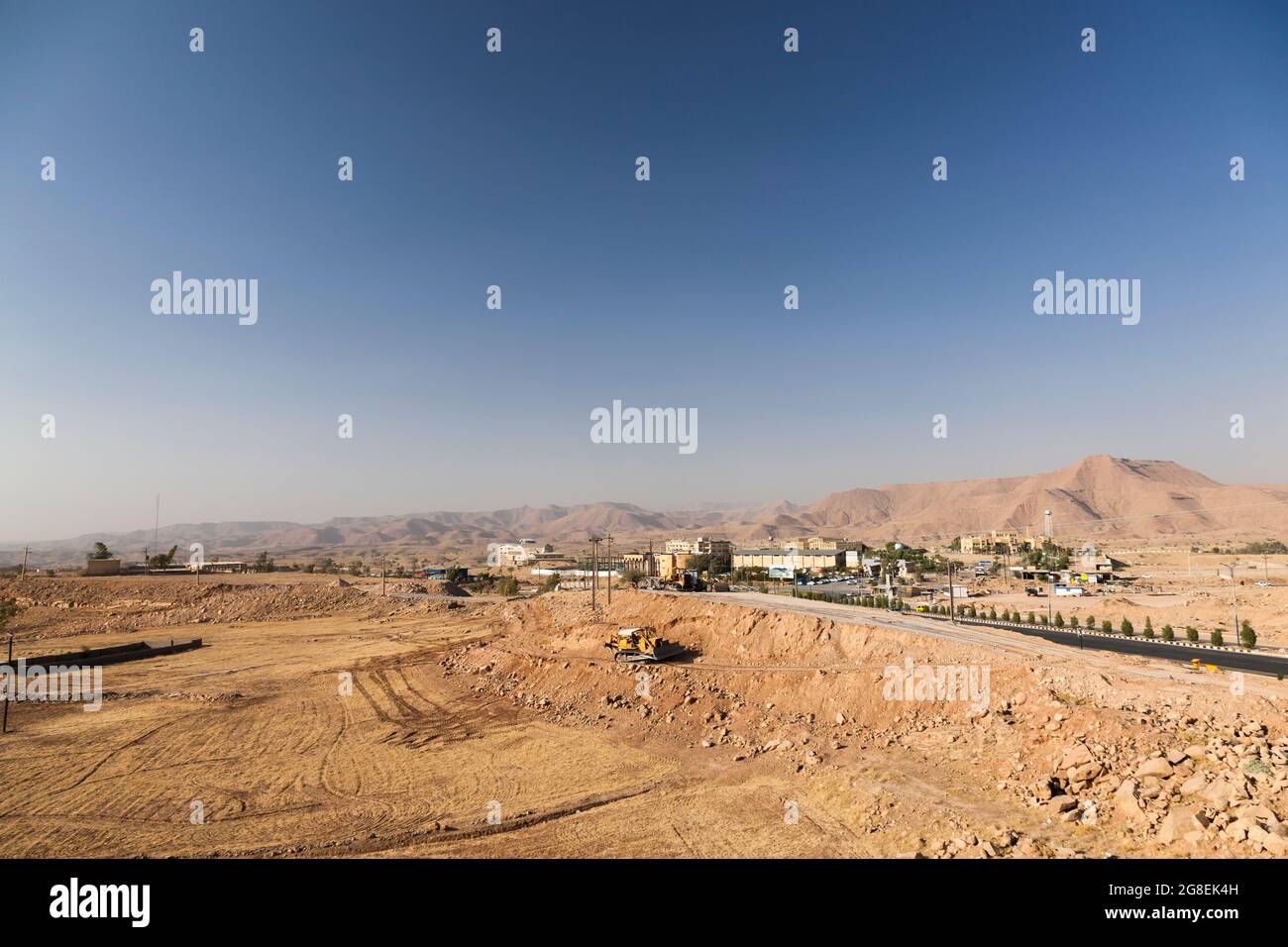 Townscape of Masjed Soleyman, near Zagros mountains, Khuzestan Province