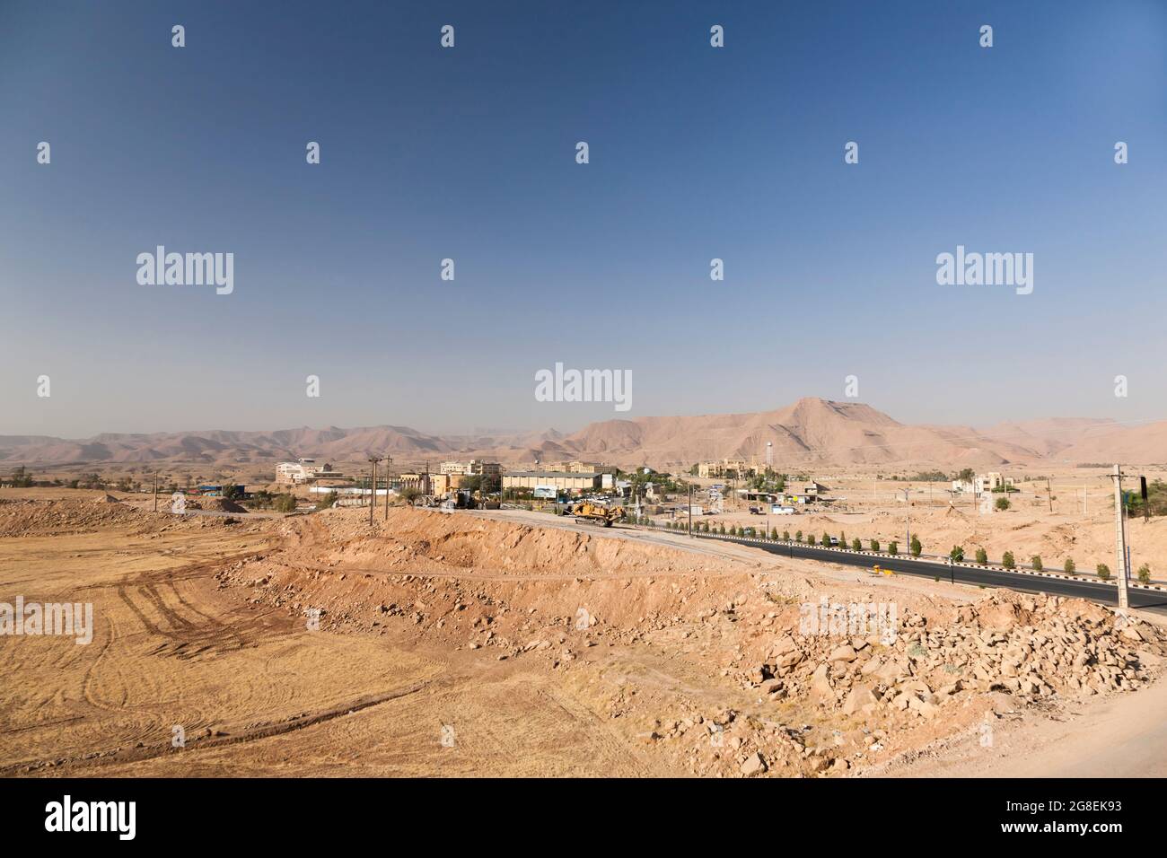 Townscape of Masjed Soleyman, near Zagros mountains, Khuzestan Province
