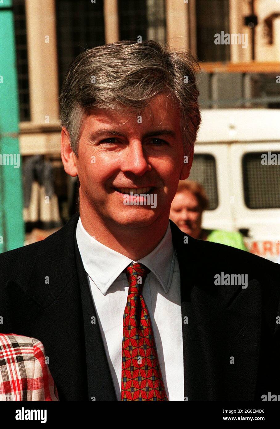 File photo dated7/5/1997 of Mike O'Brien. A former Conservative Cabinet minister was castigated after his reference to a “human tide” of asylum seekers from central Europe arriving in Dover, secret letters show. Sir Brian Mawhinney was criticised by O'Brien, the immigration minister, for his language and urged to use 'measured words' instead. The letters between the two, in October 1997, were released by the National Archives, Kew. Issue date: Tuesday July 20, 2021. Stock Photo