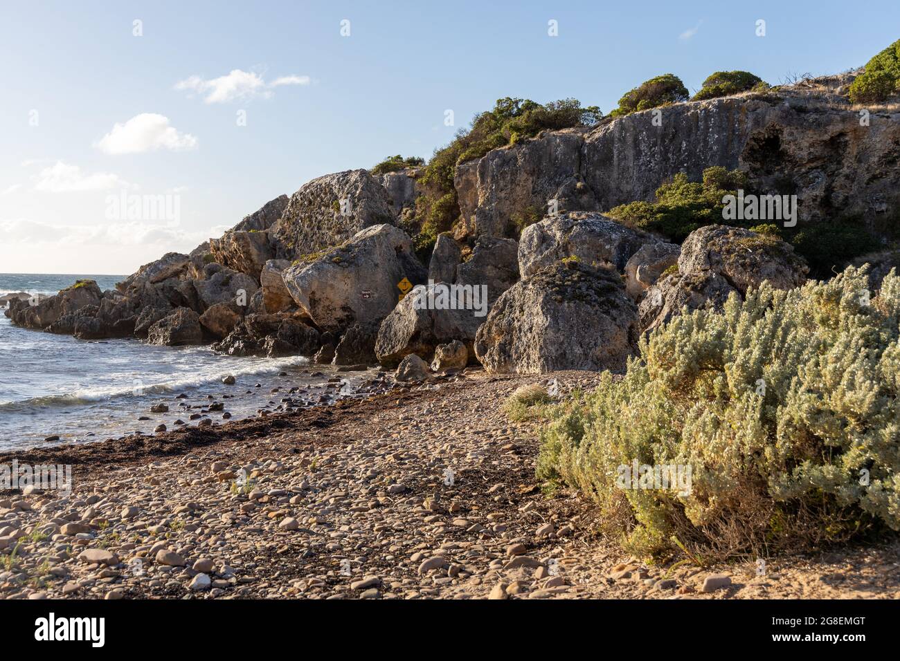 The beach at Stokes Bay Kangaroo Island South Australia on May 9th 2021 Stock Photo