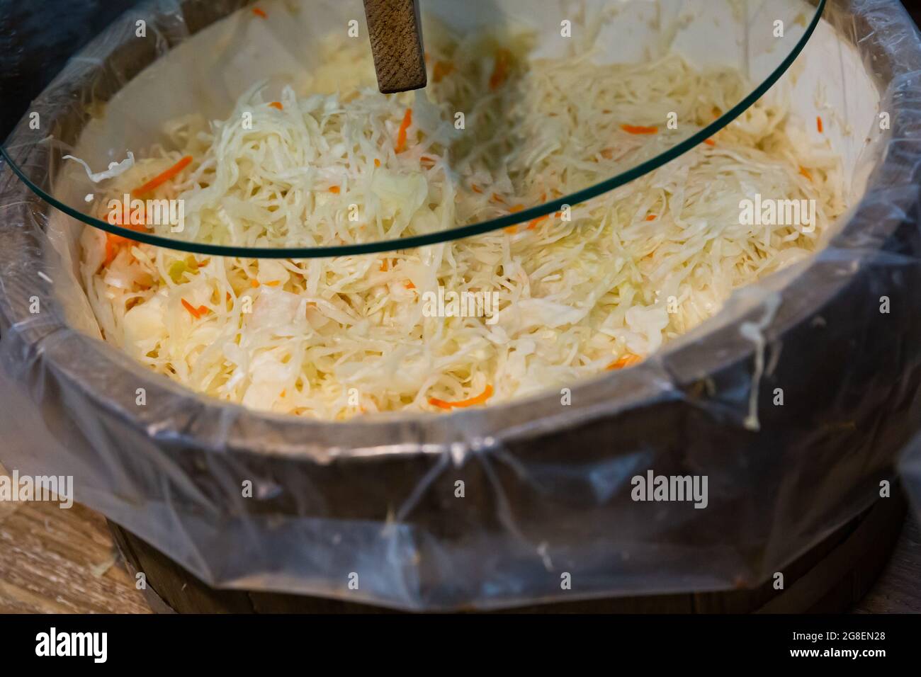 Traditional Russian sauerkraut Stock Photo Alamy