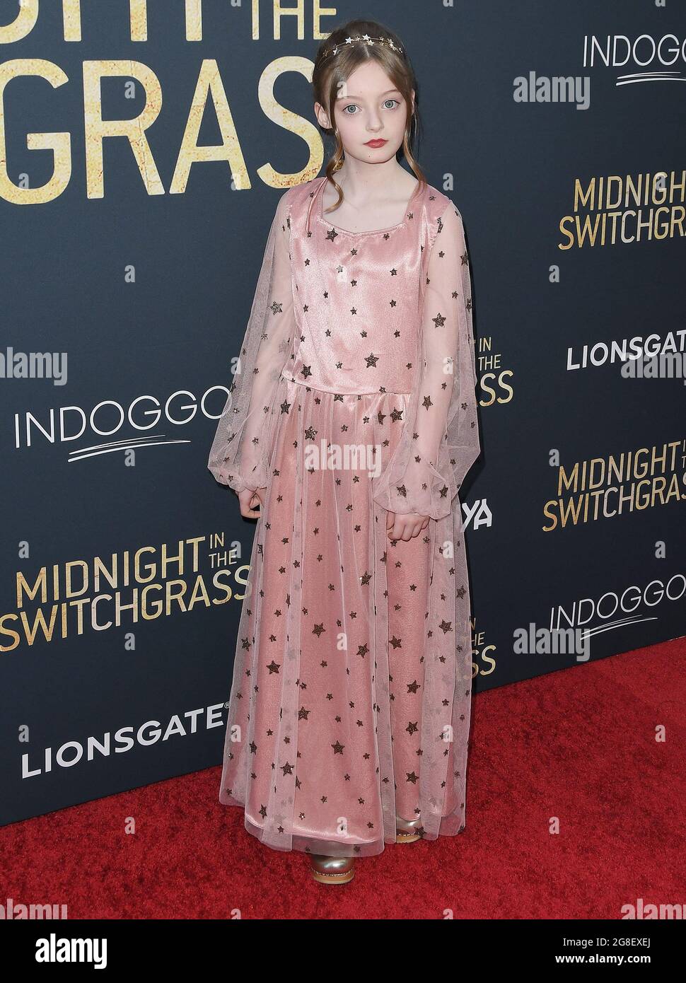 Olive Abercrombie arrives at the MIDNIGHT IN THE SWITCHGRASS Premiere