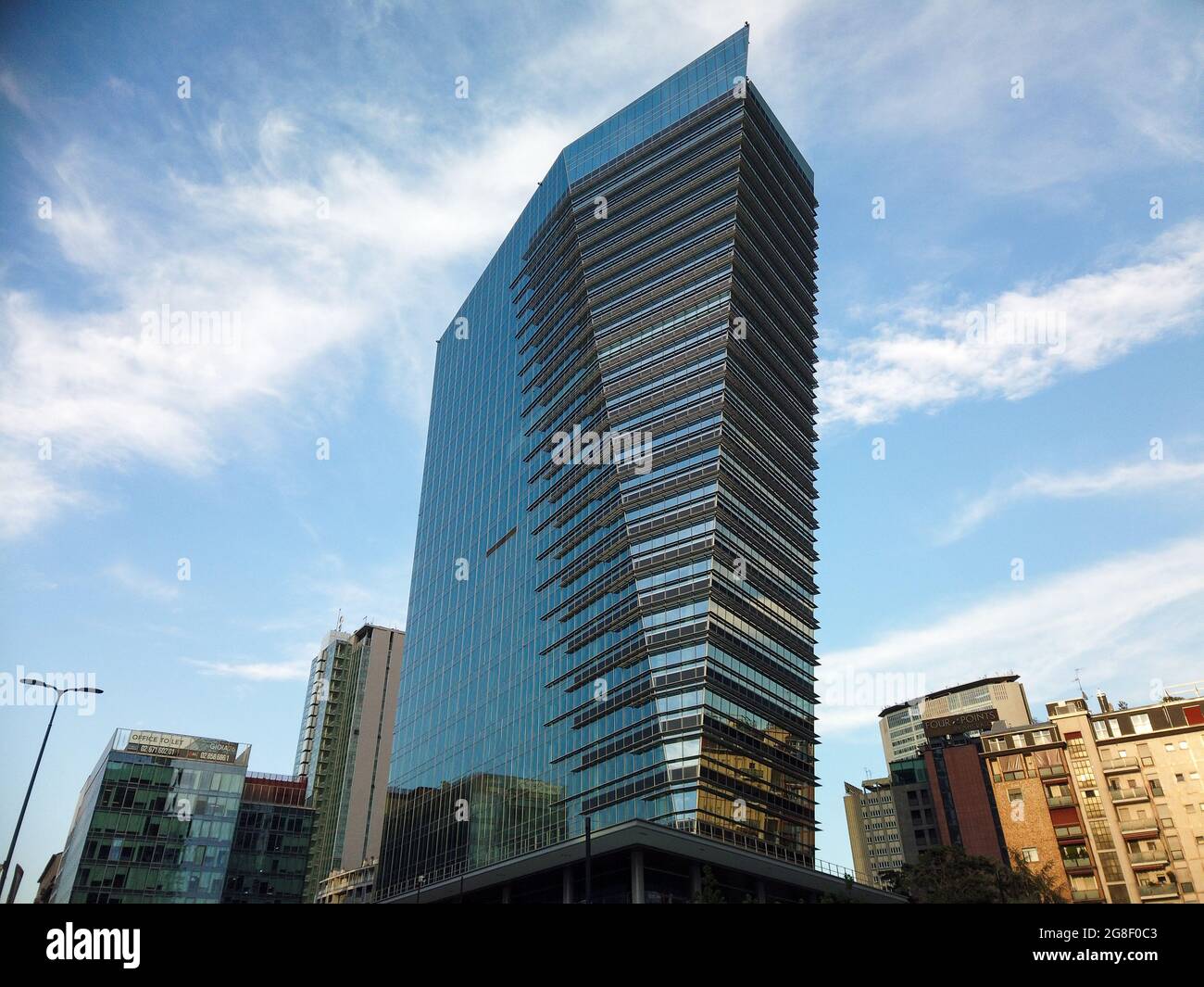 Gioia 22 tower in Milan Italy Stock Photo - Alamy