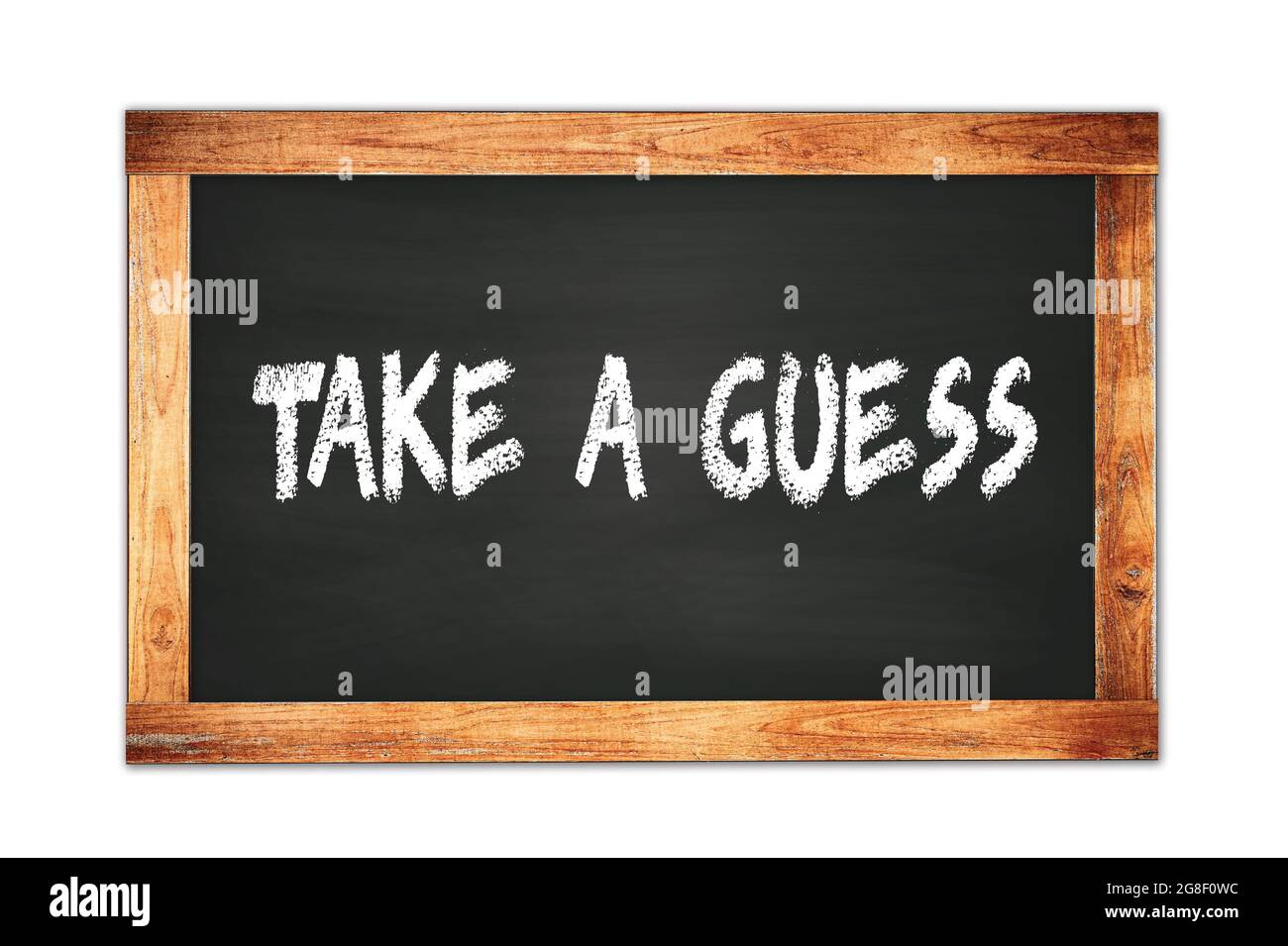 Take a guess word hi-res stock photography and images - Alamy