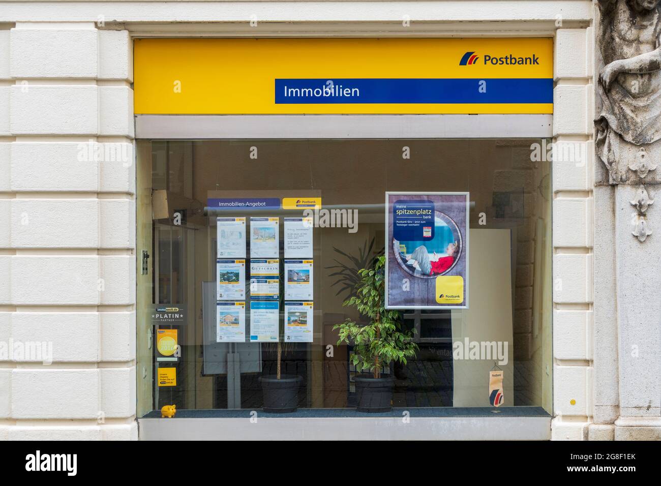 Filiale der Postbank in Kempten Stock Photo