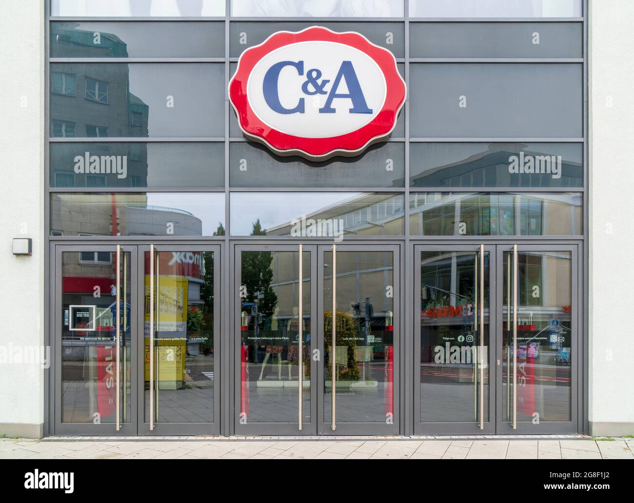 Filiale der Firma C&A in Kempten Stock Photo