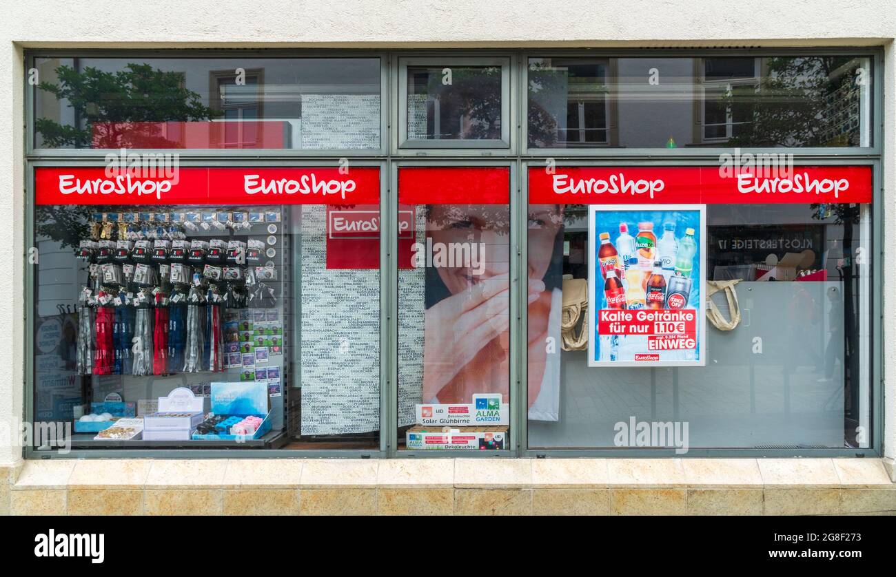 Filiale der Firma Euroshop in Kempten Stock Photo
